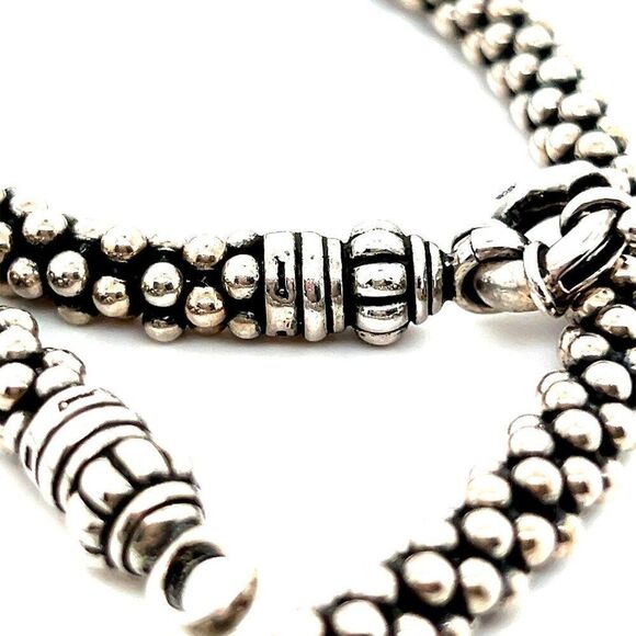 Lagos Caviar 925 Bead Heavyweight Necklace - Picture 3 of 5